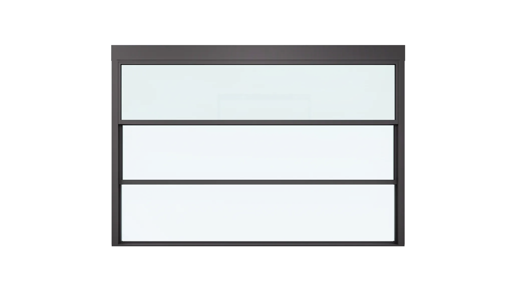 Wall-mounted, single-pitch roof