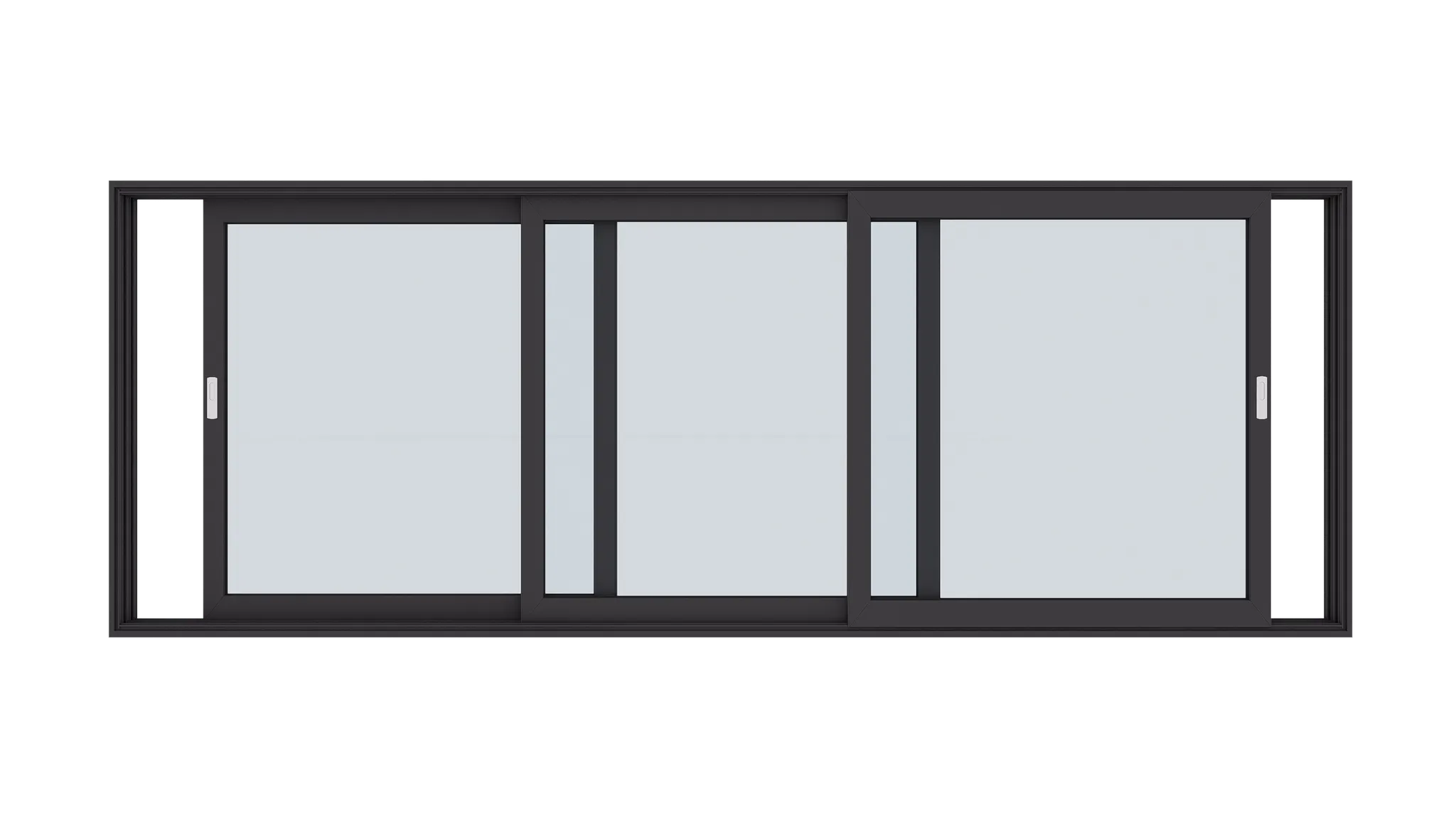 Wall-mounted, flat roof