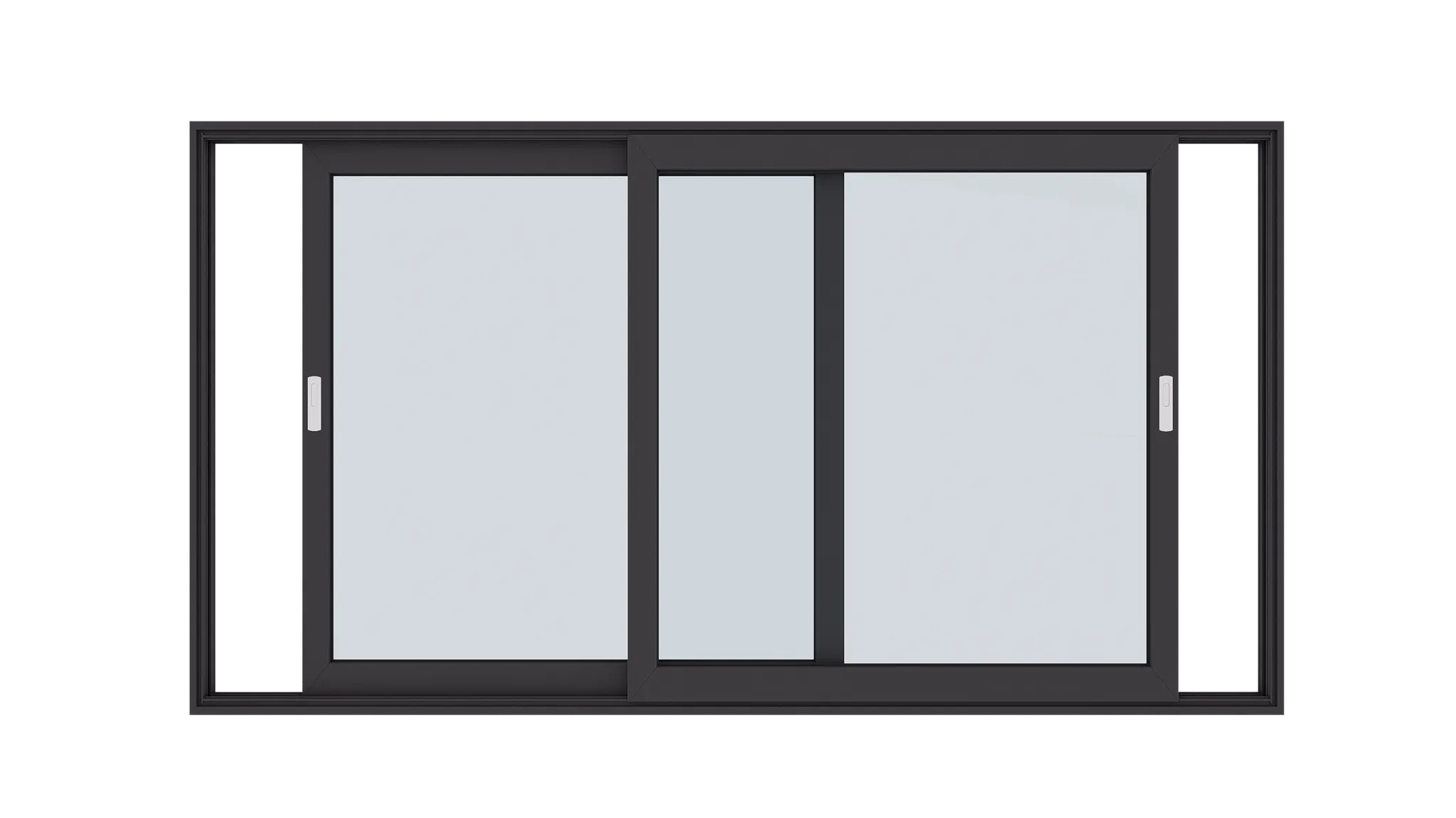 Wall-mounted, flat roof
